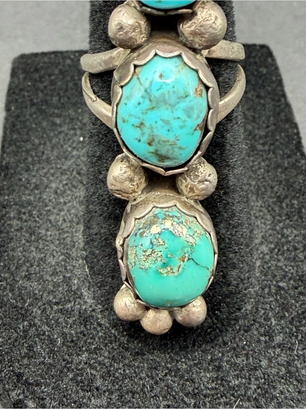 Vintage Navajo Turquoise & Sterling Silver Ring — RC Hallmark